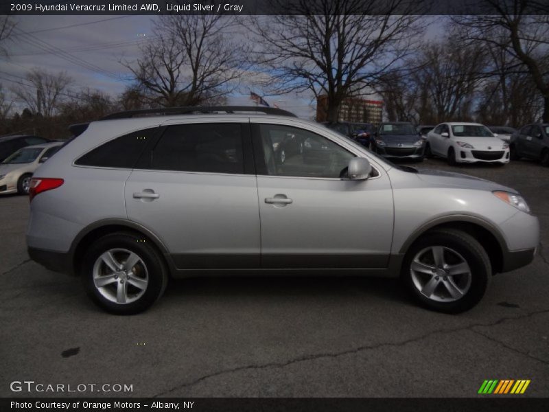 Liquid Silver / Gray 2009 Hyundai Veracruz Limited AWD