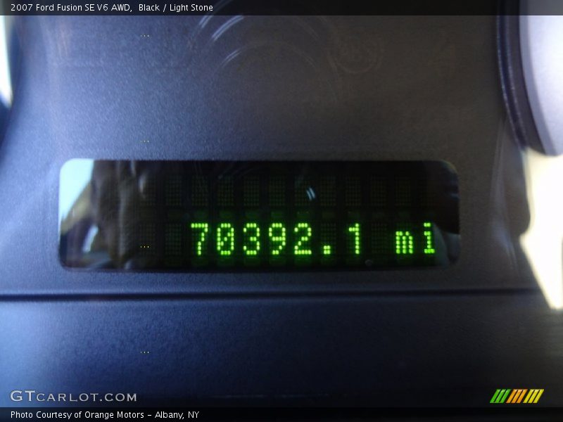 Black / Light Stone 2007 Ford Fusion SE V6 AWD