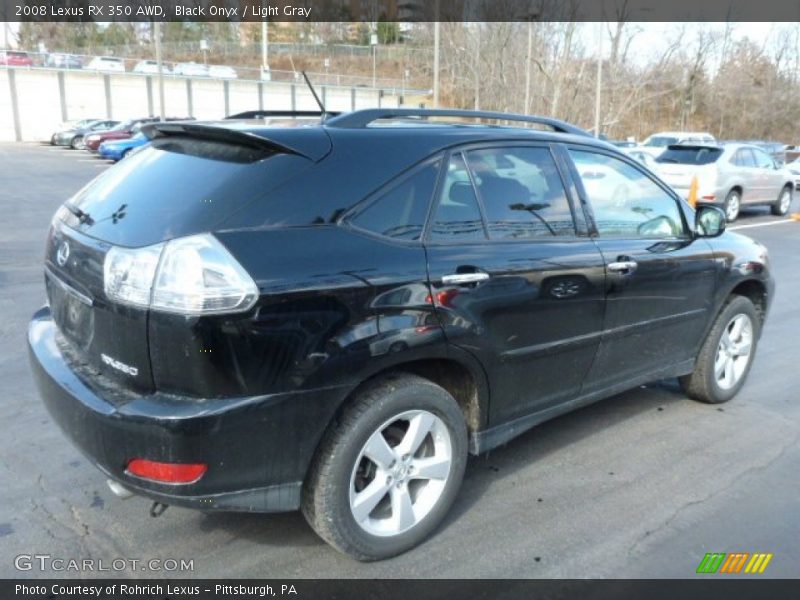 Black Onyx / Light Gray 2008 Lexus RX 350 AWD