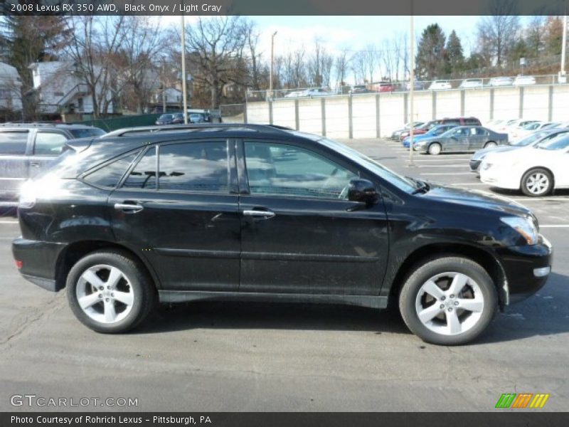 Black Onyx / Light Gray 2008 Lexus RX 350 AWD