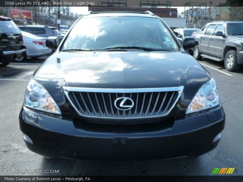 Black Onyx / Light Gray 2008 Lexus RX 350 AWD