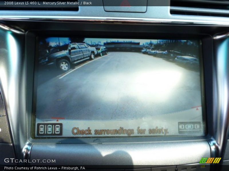 Mercury Silver Metallic / Black 2008 Lexus LS 460 L