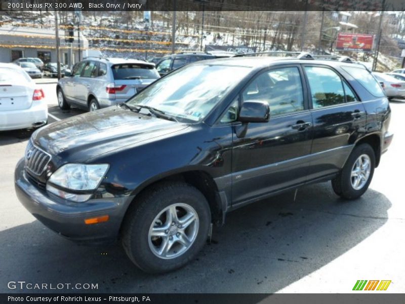 Black Onyx / Ivory 2001 Lexus RX 300 AWD