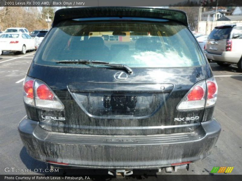 Black Onyx / Ivory 2001 Lexus RX 300 AWD