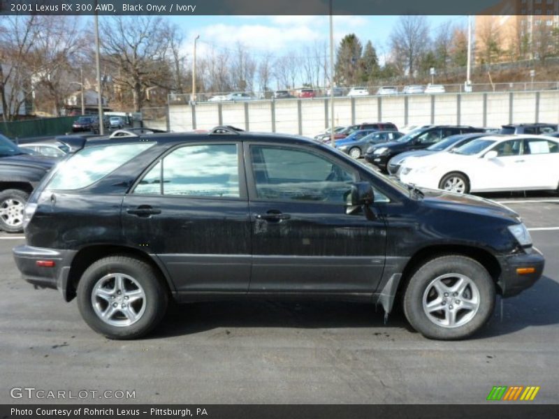 Black Onyx / Ivory 2001 Lexus RX 300 AWD