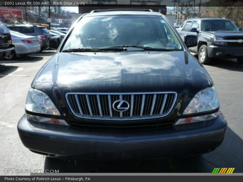 Black Onyx / Ivory 2001 Lexus RX 300 AWD
