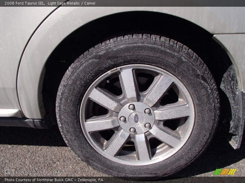 Light Sage Metallic / Camel 2008 Ford Taurus SEL