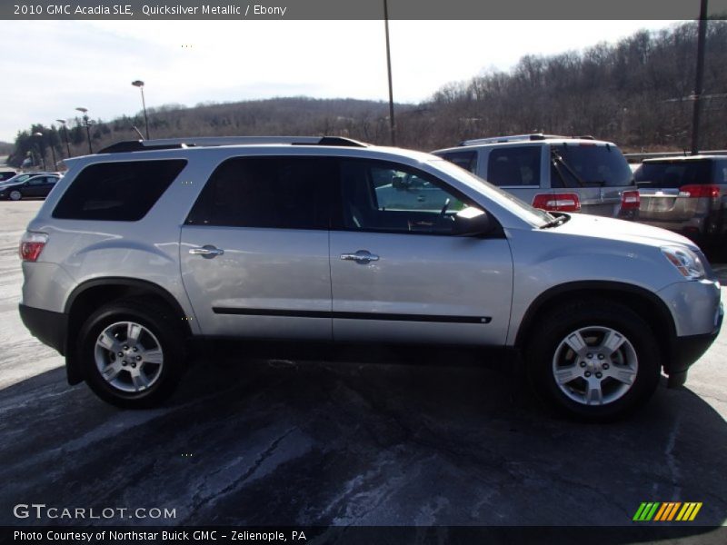 Quicksilver Metallic / Ebony 2010 GMC Acadia SLE