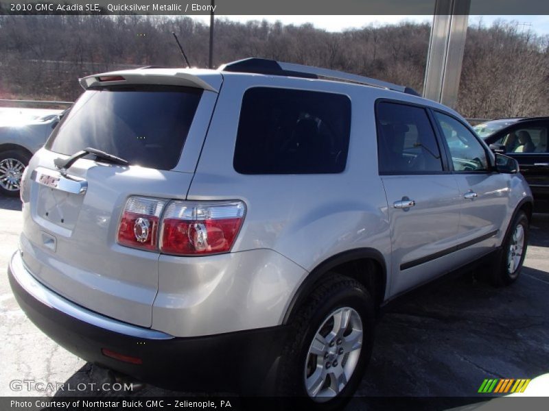 Quicksilver Metallic / Ebony 2010 GMC Acadia SLE