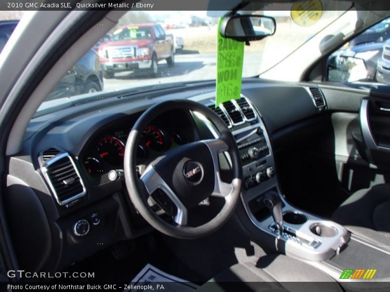 Quicksilver Metallic / Ebony 2010 GMC Acadia SLE