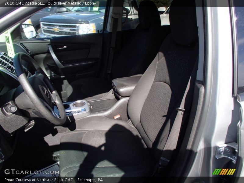 Quicksilver Metallic / Ebony 2010 GMC Acadia SLE