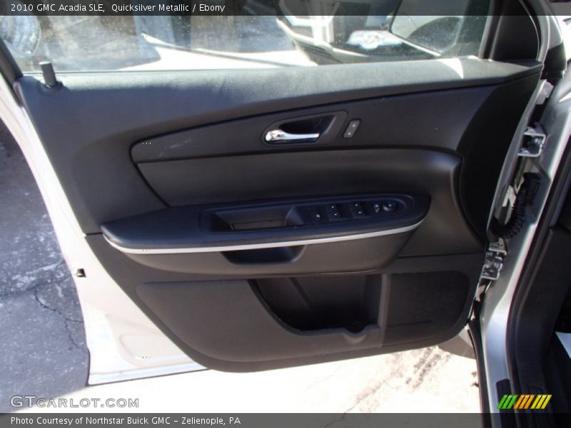 Quicksilver Metallic / Ebony 2010 GMC Acadia SLE