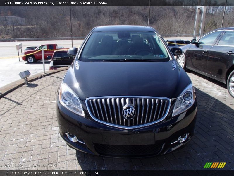 Carbon Black Metallic / Ebony 2013 Buick Verano Premium
