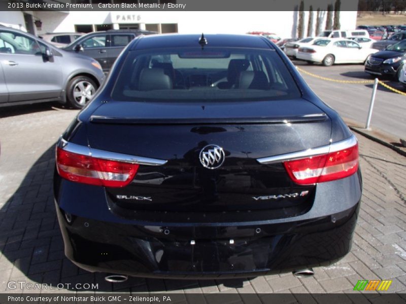 Carbon Black Metallic / Ebony 2013 Buick Verano Premium