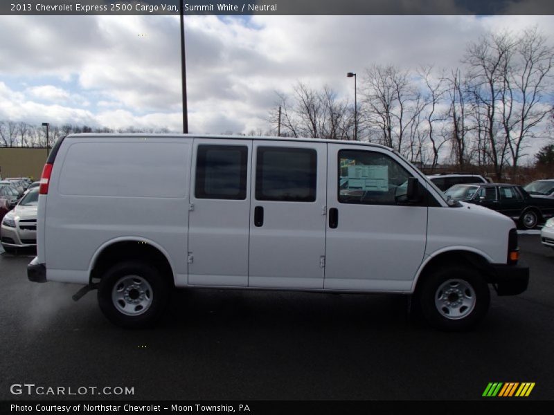 Summit White / Neutral 2013 Chevrolet Express 2500 Cargo Van