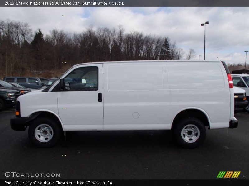 Summit White / Neutral 2013 Chevrolet Express 2500 Cargo Van