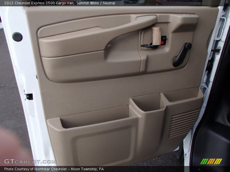 Summit White / Neutral 2013 Chevrolet Express 2500 Cargo Van