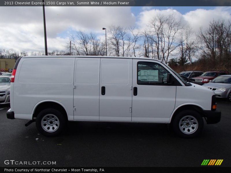 Summit White / Medium Pewter 2013 Chevrolet Express 1500 Cargo Van