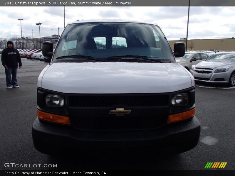 Summit White / Medium Pewter 2013 Chevrolet Express 1500 Cargo Van