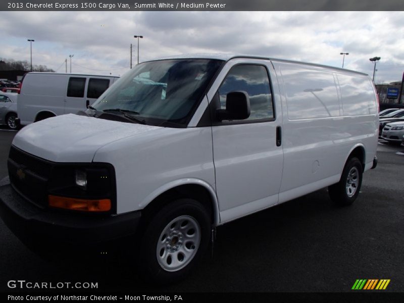 Summit White / Medium Pewter 2013 Chevrolet Express 1500 Cargo Van