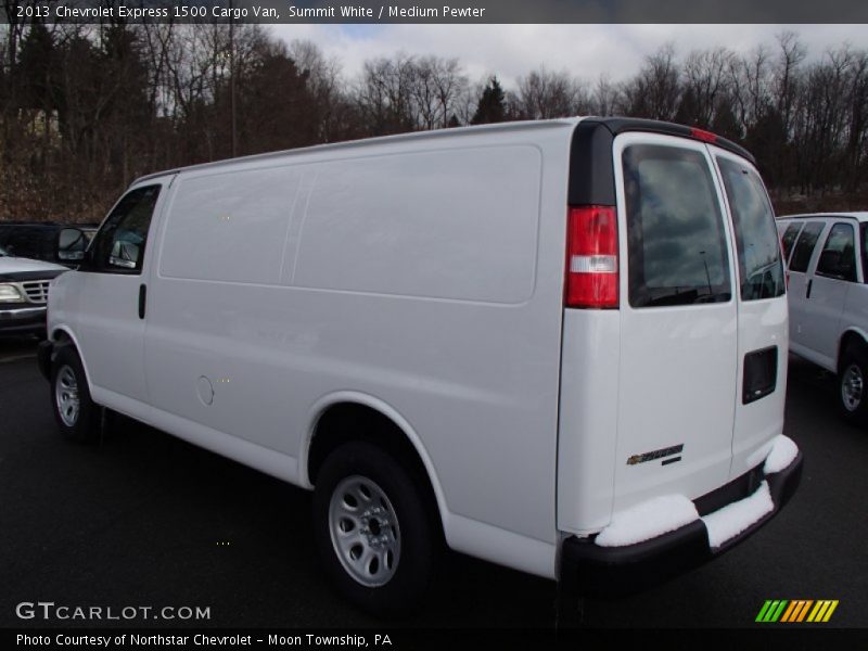 Summit White / Medium Pewter 2013 Chevrolet Express 1500 Cargo Van