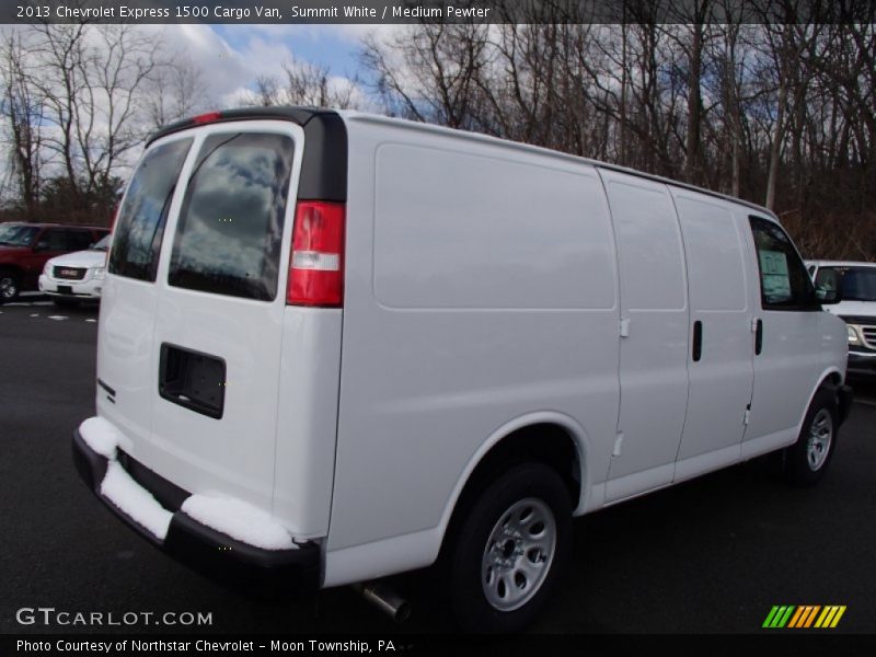 Summit White / Medium Pewter 2013 Chevrolet Express 1500 Cargo Van