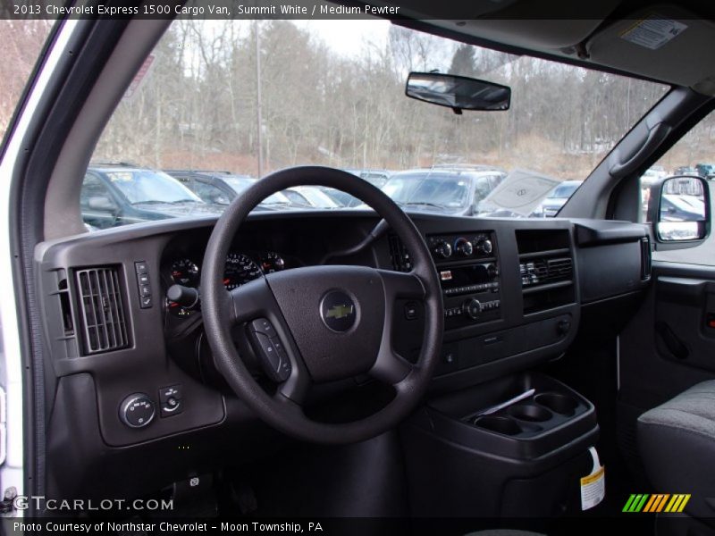 Summit White / Medium Pewter 2013 Chevrolet Express 1500 Cargo Van
