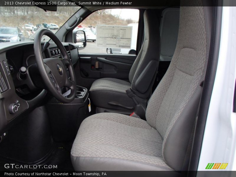 Summit White / Medium Pewter 2013 Chevrolet Express 1500 Cargo Van