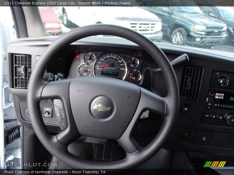 Summit White / Medium Pewter 2013 Chevrolet Express 1500 Cargo Van
