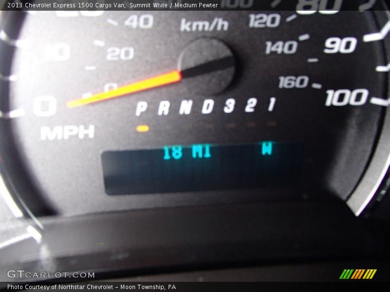 Summit White / Medium Pewter 2013 Chevrolet Express 1500 Cargo Van