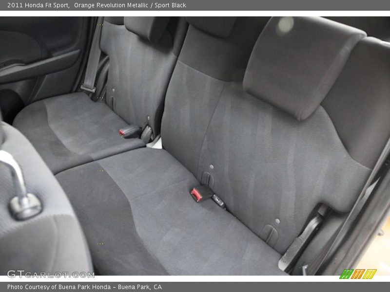 Orange Revolution Metallic / Sport Black 2011 Honda Fit Sport