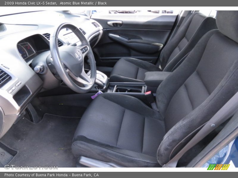 Atomic Blue Metallic / Black 2009 Honda Civic LX-S Sedan