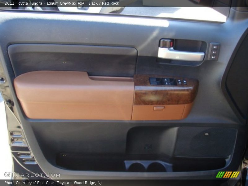 Black / Red Rock 2012 Toyota Tundra Platinum CrewMax 4x4