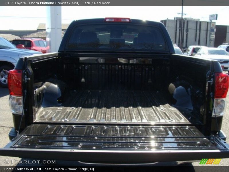 Black / Red Rock 2012 Toyota Tundra Platinum CrewMax 4x4