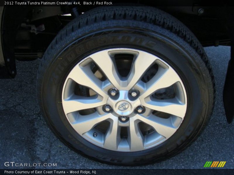 Black / Red Rock 2012 Toyota Tundra Platinum CrewMax 4x4
