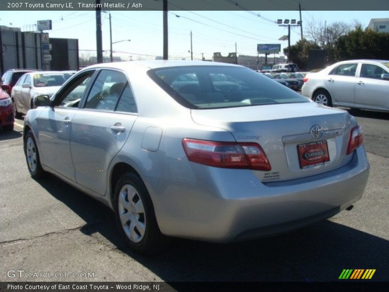 Titanium Metallic / Ash 2007 Toyota Camry LE