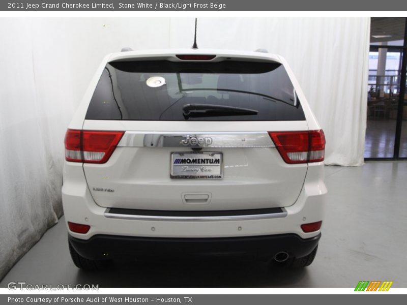Stone White / Black/Light Frost Beige 2011 Jeep Grand Cherokee Limited