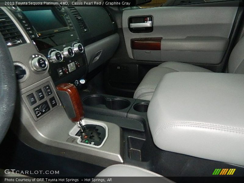 Cassis Pearl Red / Graphite Gray 2011 Toyota Sequoia Platinum 4WD