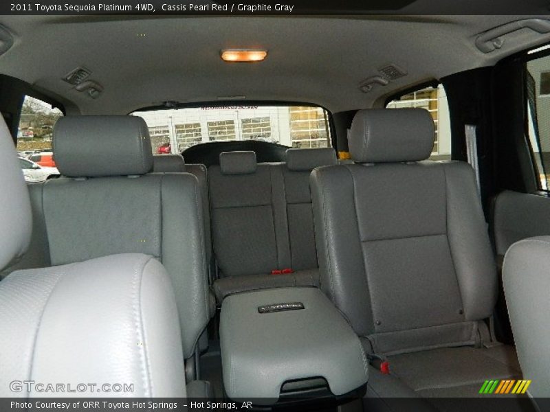 Cassis Pearl Red / Graphite Gray 2011 Toyota Sequoia Platinum 4WD