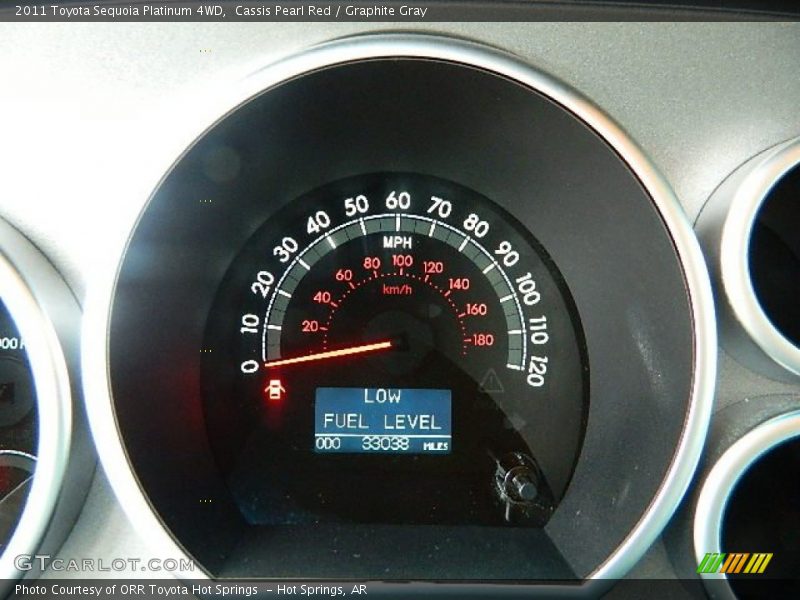 Cassis Pearl Red / Graphite Gray 2011 Toyota Sequoia Platinum 4WD