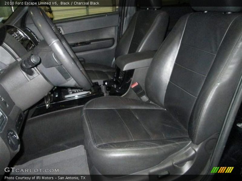 Black / Charcoal Black 2010 Ford Escape Limited V6
