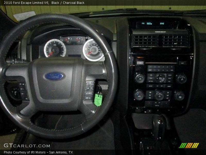 Black / Charcoal Black 2010 Ford Escape Limited V6