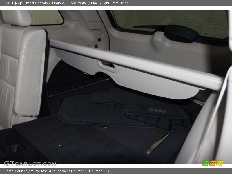 Stone White / Black/Light Frost Beige 2011 Jeep Grand Cherokee Limited