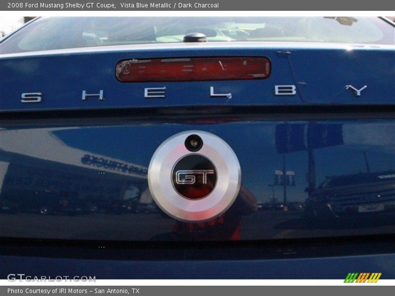 Vista Blue Metallic / Dark Charcoal 2008 Ford Mustang Shelby GT Coupe