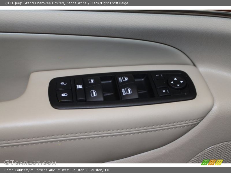 Stone White / Black/Light Frost Beige 2011 Jeep Grand Cherokee Limited