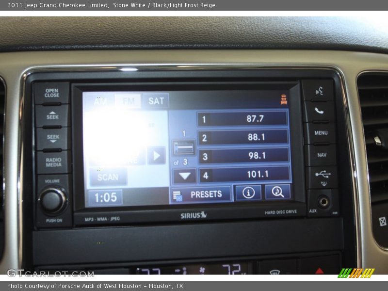 Audio System of 2011 Grand Cherokee Limited