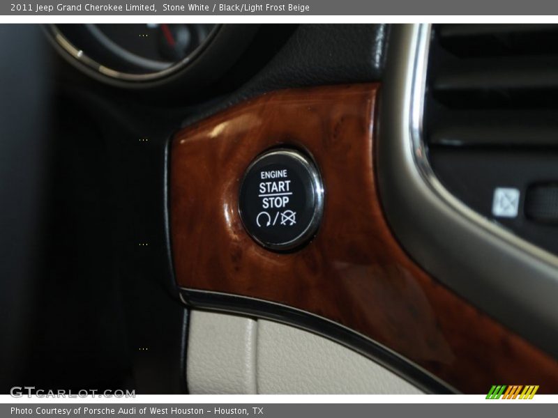 Stone White / Black/Light Frost Beige 2011 Jeep Grand Cherokee Limited