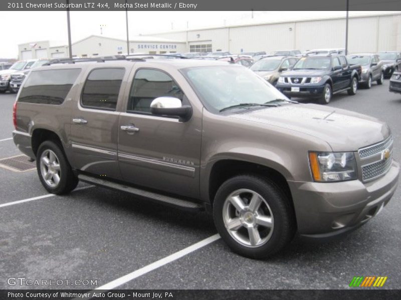 Mocha Steel Metallic / Ebony 2011 Chevrolet Suburban LTZ 4x4