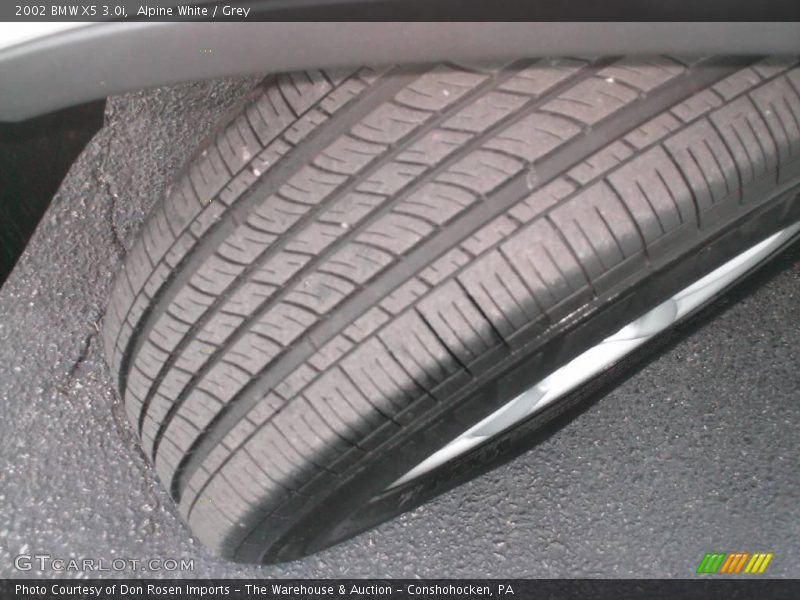 Alpine White / Grey 2002 BMW X5 3.0i