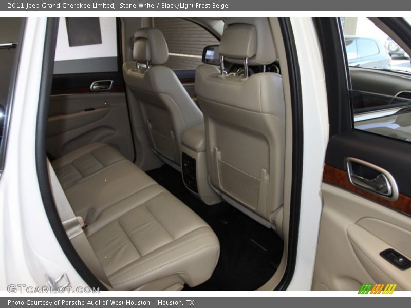 Stone White / Black/Light Frost Beige 2011 Jeep Grand Cherokee Limited
